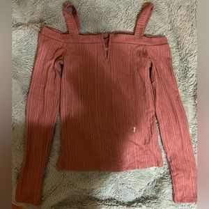 NWT Aeropostale off the shoulder long sleeve top